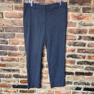 Ann Taylor Black White Polka Dot Slim Fit Cropped Pants Women's Size 6